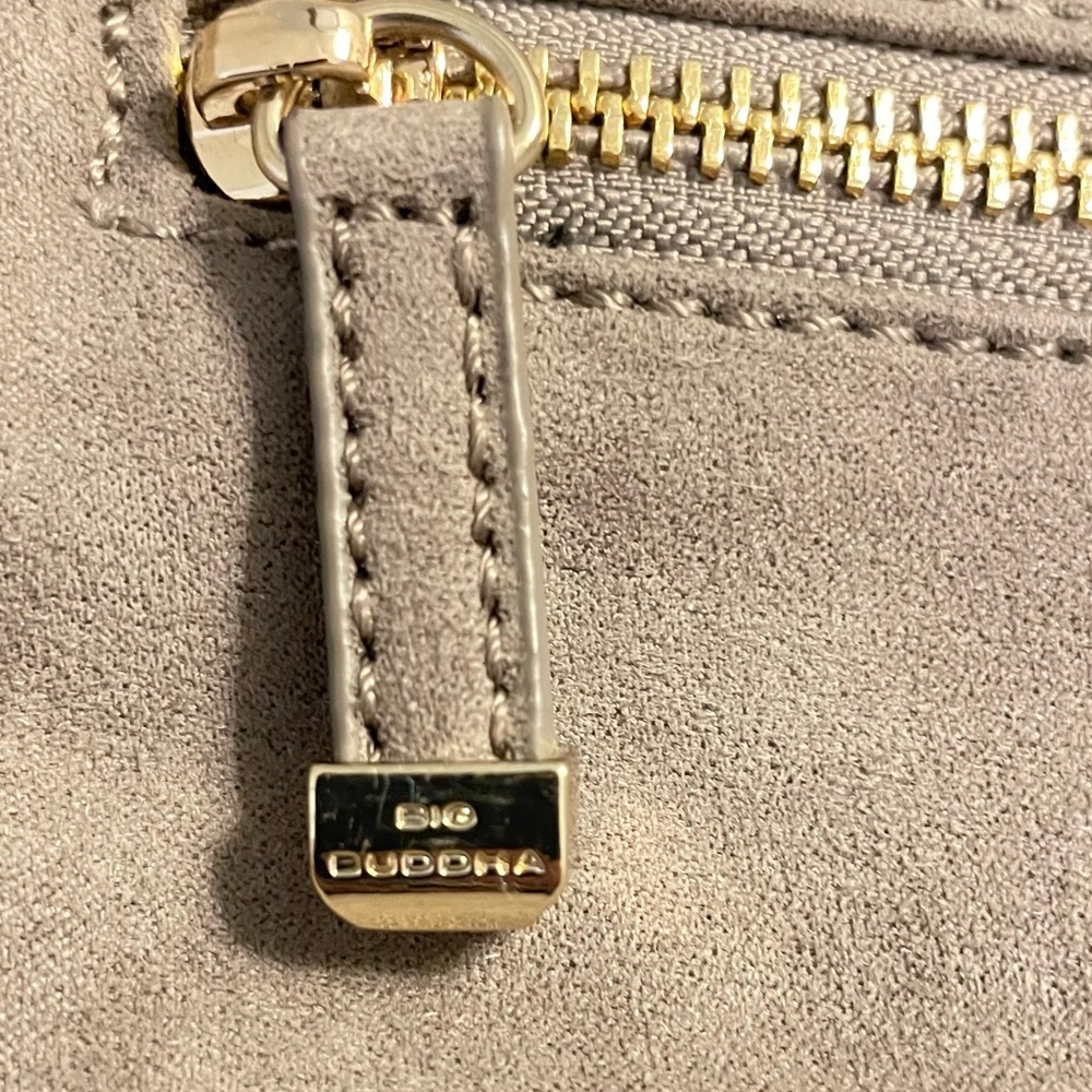 Big Buddha Grayson Suede Hobo Hand Bag - Picture 11 of 12